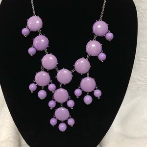 Purple bubble necklace
